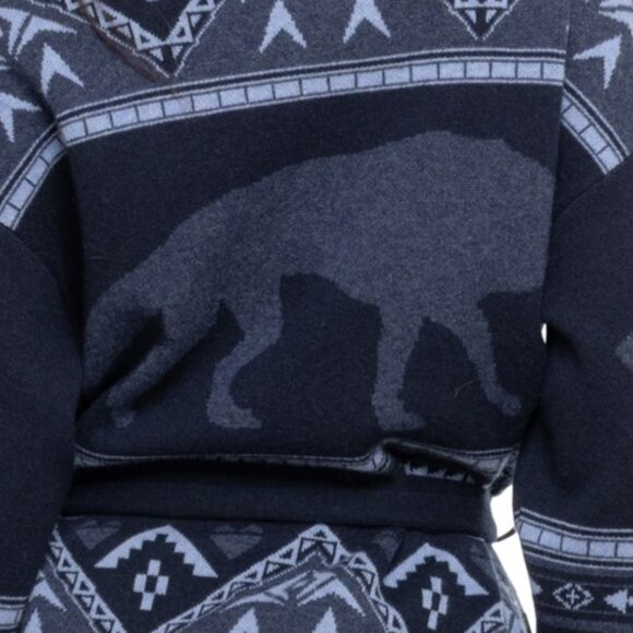 NEW Greyson LUXORY Cashmere Wool Wolf Canyon Belted Cardigan $530 RETAIL 2510 - Picture 8 of 11